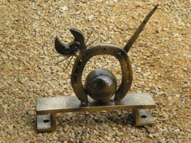 Sculpture intitulée "Tu pointes  ou  tu…" par Jean Marc, Œuvre d'art originale