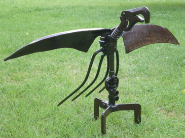 Sculpture intitulée "L'aigle royal ." par Jean Marc, Œuvre d'art originale