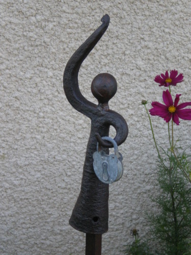 Sculpture intitulée "Héllo Miss !!!" par Jean Marc, Œuvre d'art originale