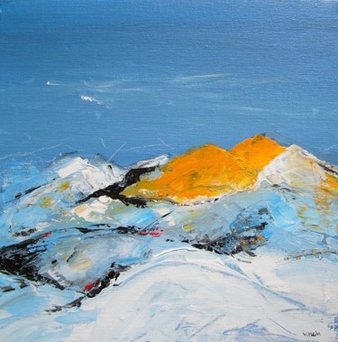Peinture intitulée "Massifs - 2" par Véronique Heim, Œuvre d'art originale