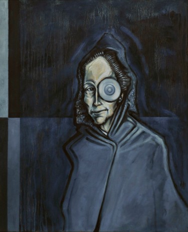 Peinture intitulée "Célestine" par Pascal Buffard, Œuvre d'art originale, Huile