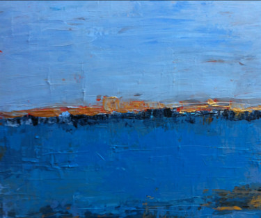 Peinture intitulée "Face mer" par Isabelle Nativelle, Œuvre d'art originale, Autre
