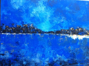 Peinture intitulée "nocturne.jpg" par Isabelle Nativelle, Œuvre d'art originale