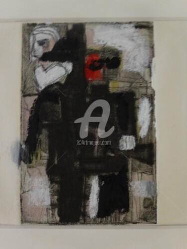 Gravures & estampes intitulée "Séparation" par Jacques Stemer, Œuvre d'art originale, Monotype