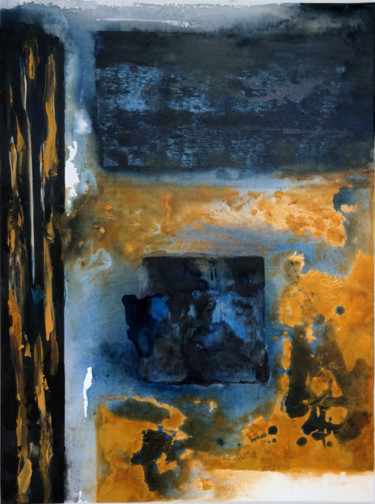 Peinture intitulée "Paysage intime I" par Isabelle Langlois, Œuvre d'art originale, Acrylique