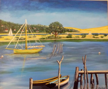 Peinture intitulée "passion bassin 4" par Alain Berthier, Œuvre d'art originale, Acrylique