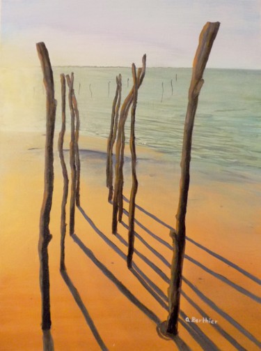 Peinture intitulée "passion bassin 3" par Alain Berthier, Œuvre d'art originale, Acrylique