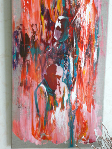 à mon ami Gérard Peinture intitulée "à mon ami Gérard" par Alain Berthier, Œuvre d'art originale, Acrylique
