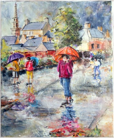 Peinture intitulée "Bréles couleur de p…" par Rémy Nicolas Graphite, Œuvre d'art originale, Aquarelle