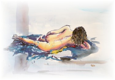 modelv-apb-2014-img-8366.jpg Peinture intitulée "modelv-apb-2014-img…" par Rémy Nicolas Graphite, Œuvre d'art originale