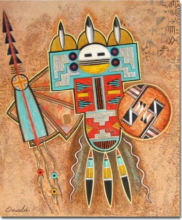 Peinture intitulée "DANSE DU FEU" par Jean-Luc Osswald, Œuvre d'art originale, Acrylique