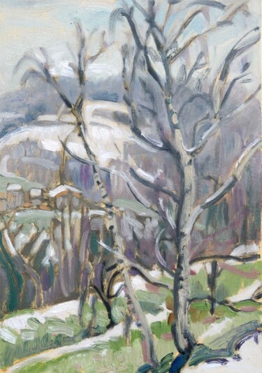 Painting titled "La Valette" by Yves Calméjane, Original Artwork, Oil