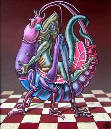 「Non-conventional re…」というタイトルの絵画 Victor Molevによって, オリジナルのアートワーク, オイル