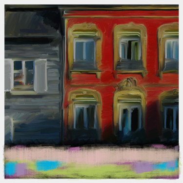 Arts numériques intitulée "Variante n°6" par François Lapouge, Œuvre d'art originale, Travail numérique 2D