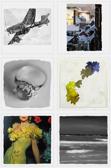 Arts numériques intitulée "Hors d'œuvre série…" par François Lapouge, Œuvre d'art originale, Travail numérique 2D