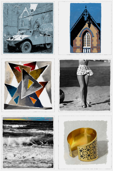 Arts numériques intitulée "Hors d'œuvre série…" par François Lapouge, Œuvre d'art originale, Travail numérique 2D