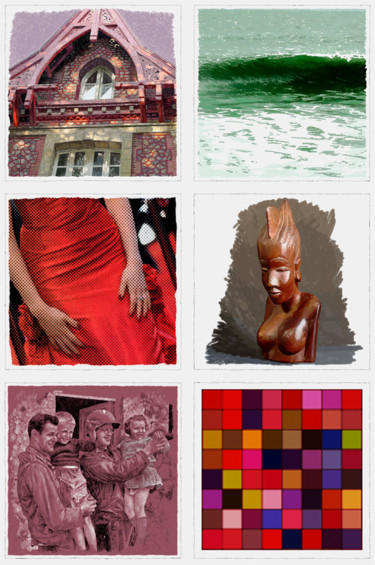 Arts numériques intitulée "Hors d'œuvre série…" par François Lapouge, Œuvre d'art originale, Travail numérique 2D