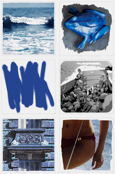 Arts numériques intitulée "Hors d'œuvre série…" par François Lapouge, Œuvre d'art originale, Travail numérique 2D