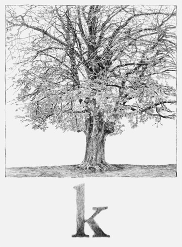 Arts numériques intitulée "Abécédaire : k" par François Lapouge, Œuvre d'art originale, Travail numérique 2D
