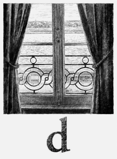 Arts numériques intitulée "Abécédaire : d" par François Lapouge, Œuvre d'art originale, Travail numérique 2D