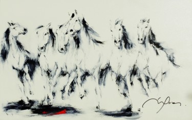 绘画 标题为“337_abréviados” 由René Goxes, 原创艺术品, 油