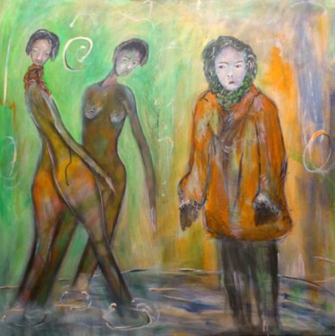 Peinture intitulée "Gel et Givre, qui b…" par Bruno Briatte, Œuvre d'art originale, Acrylique