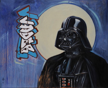 Peinture intitulée "VADER" par Pascal Buffard, Œuvre d'art originale, Huile