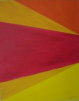 Lignes Peinture intitulée "Lignes" par Dominique Danguy, Œuvre d'art originale, Acrylique