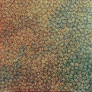 Peinture intitulée "Chacun vaut son pes…" par Pascal Buffard, Œuvre d'art originale