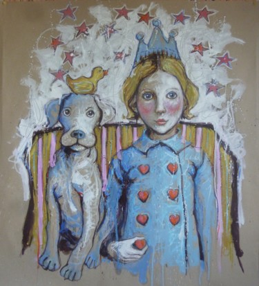 Peinture intitulée "I-XII-MMXIV   (pour…" par Catherine Cornec, Œuvre d'art originale, Huile