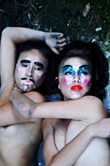 Photographie intitulée "Masques" par Cécile Fauroux, Œuvre d'art originale