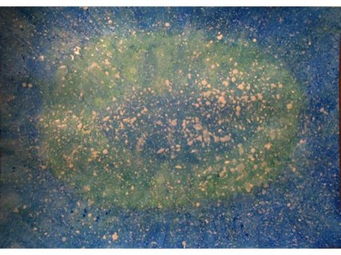 「Cosmic Island, abst…」というタイトルの絵画 Liza Peninonによって, オリジナルのアートワーク, アクリル