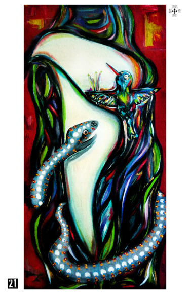 Digital Arts titled "snke-beauty.jpg" by Jesus J. Ruiz, Original Artwork