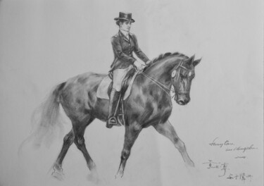 제목이 "DRAWING LADY WOMEN…"인 그림 Hongtao Huang로, 원작, 연필