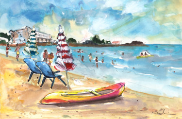 绘画 标题为“Mazarron Beach 03” 由Miki De Goodaboom, 原创艺术品, 水粉