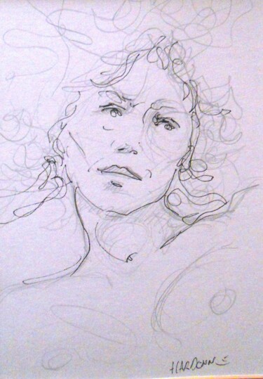 Dessin intitulée "EXPRESSION" par Claude Hardenne, Œuvre d'art originale