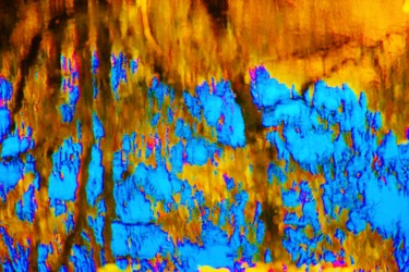 Reflets du Gouffre de St Sauveur 1 Photographie intitulée "Reflets du Gouffre…" par Brigitte Mathé (MBL), Œuvre d'art originale, Photographie numérique