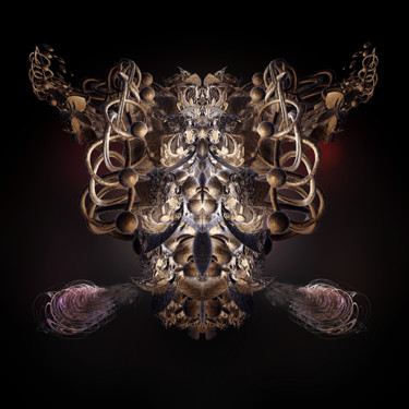 数字艺术 标题为“Apis” 由Yves Molina, 原创艺术品, 数字油画