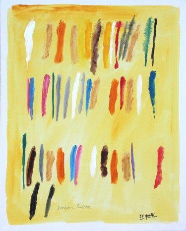 Peinture intitulée "Bonjour tristesse" par Jean François Guelfi, Œuvre d'art originale, Acrylique