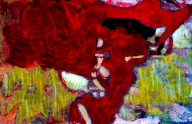 제목이 "Faunes"인 미술작품 Philippe Casaubon로, 원작, 기름
