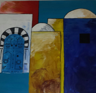 Peinture intitulée "maghreb" par Valérie Perrault, Œuvre d'art originale, Acrylique