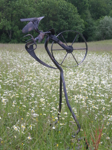 Sculpture intitulée "L'homme des champs ." par Jean Marc, Œuvre d'art originale