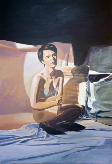 Being in Spotlight Painting titled "Being in Spotlight" by Emilia Amaro, Original Artwork, Acrylic