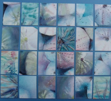 绘画 标题为“patchwork06.jpg” 由Françoise Pillou, 原创艺术品, 水彩