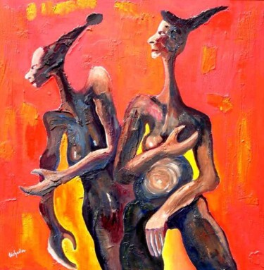 제목이 "fierté des femmes a…"인 미술작품 Pierre Laurent Tichadou로, 원작, 기름