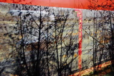 Photography titled "Reflets sur péniche…" by Brigitte Mathé (MBL), Original Artwork, Non Manipulated Photography