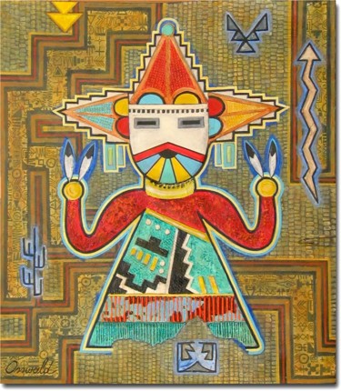 ESPRIT DU BOUFFON Peinture intitulée "ESPRIT DU BOUFFON" par Jean-Luc Osswald, Œuvre d'art originale, Acrylique