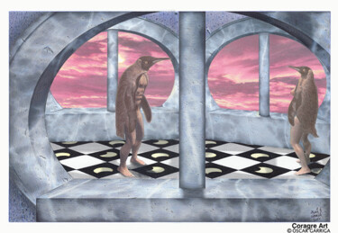 图画 标题为“Natures Vives 2” 由Òscar Garriga (Coragre Art), 原创艺术品, 铅笔