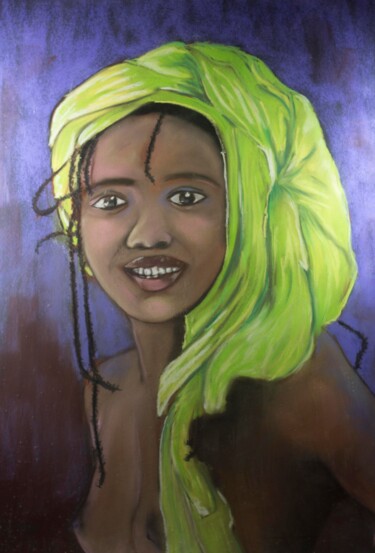 Le sourire de Malou Peinture intitulée "Le sourire de Malou" par Kpbc, Œuvre d'art originale