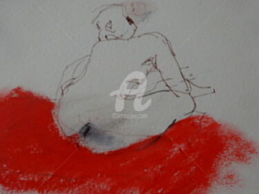 Dessin intitulée "dimanche matin" par Jacques Stemer, Œuvre d'art originale